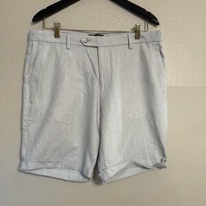 Express Men's  Flat Front Linen Shorts 34